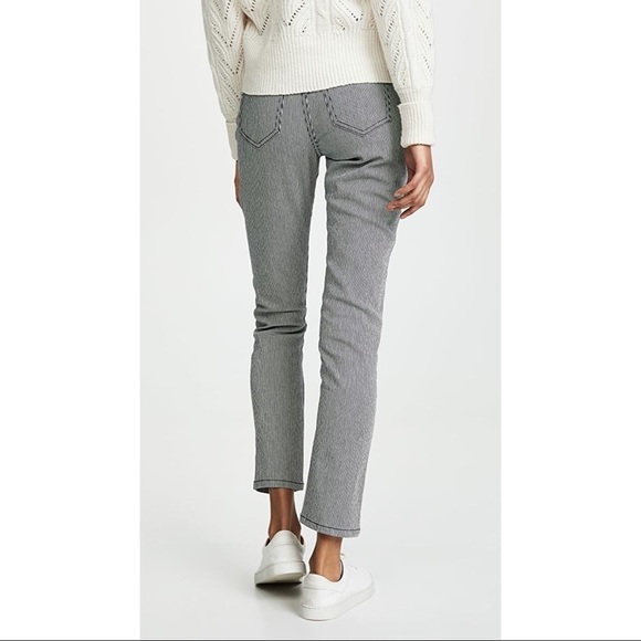 [Joie] High Waist Stripe Jeans - Picture 10 of 15